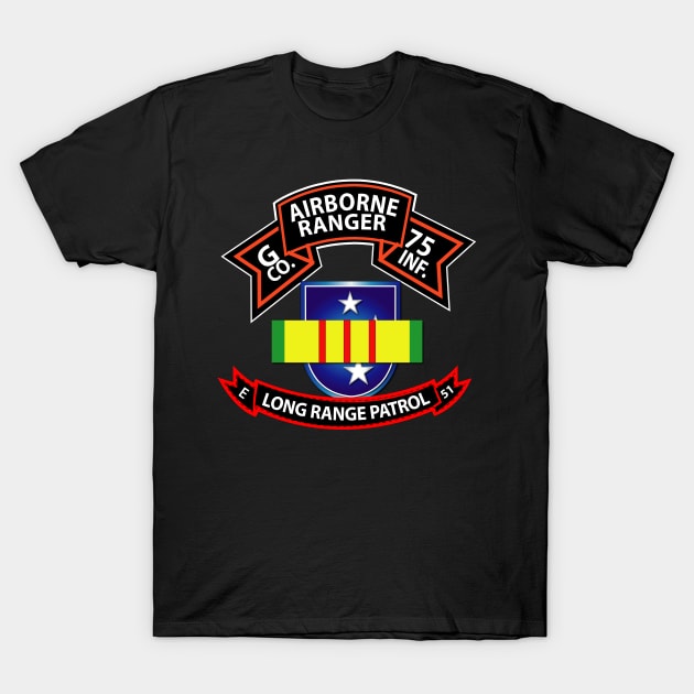 G Co 75th Ranger - 23rd ID VN Ribbon - LRSD T-Shirt by twix123844